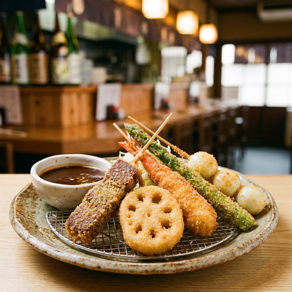 串かつ 漣(レン)- こだわりの串かつと厳選ワイン